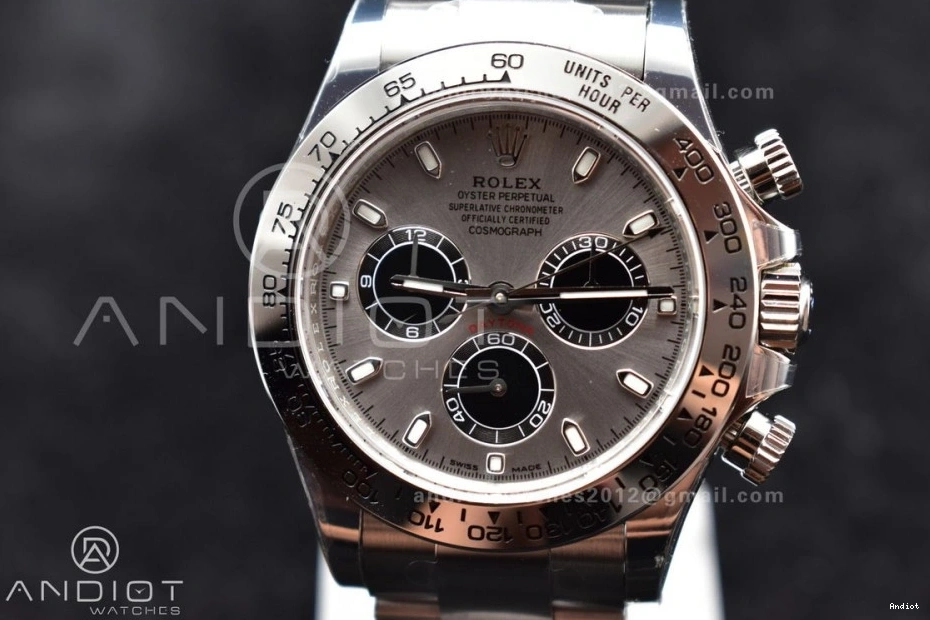 Grey 116520 Edition Dial 1:1 Bracelet Daytona Best SS Case 904L BTF And SA4130 0428